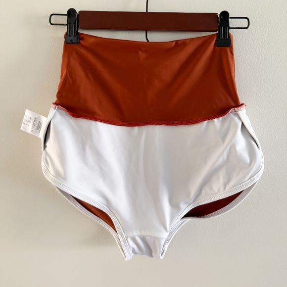 Salt Gypsy Terracotta/Brown XS Swim Bottoms - Picture 4 of 6